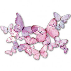 SP40 Pink Butterfly Decorative Frieze