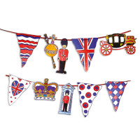 BUNT04 Royal Colour-in Bunting