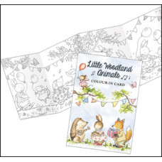 CP014 Little Woodland Animals Colour-In Card