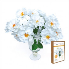FKC004 3-D Papercraft Floral Kit - White Roses