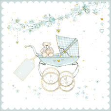 A052 Beautiful Baby greeting card