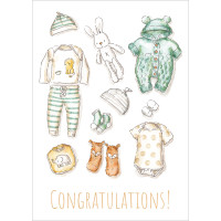 B012 Baby Congratulations card