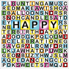 A062 Wordsearch birthday card