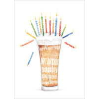 B016 Birthday Beer card