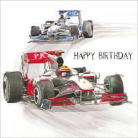FP5154 Racing Cars (Happy Birthday)