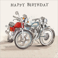 FP5192 Motorbikes (Happy Birthday) card