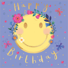 FP5198 Happy Birthday Smiley Face card