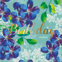 FP6108 Birthday Wishes (Clematis)