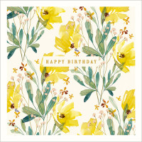 FP6239 Yellow Flowers Birthday