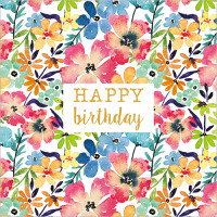 FP6243 Bright Flowers (Happy Birthday)
