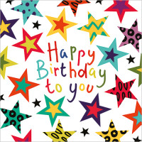 FP6314 Happy Birthday to You (Stars) card