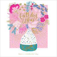 FP6356 Pink Display (Birthday Wishes) card