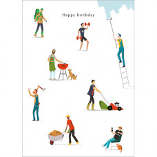 FP7117 Happy Birthday (Men) card