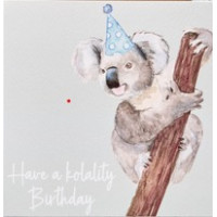 RL014 Koala Birthday card