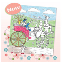 CP006 Colour-in Princess Carriage