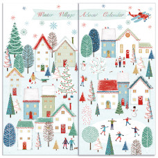 XADV05S Winter Village Advent Calendar