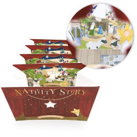 XM006 Nativity Story Peep Through DIY Card
