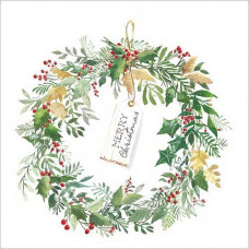 XC071S Christmas Wreath (Pk 8)