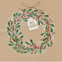 XC126s Christmas Berry Wreath (Single)