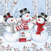 XC191 Three Snowmen (Pk 8)
