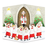 XBS02 Christmas Choir 3D card