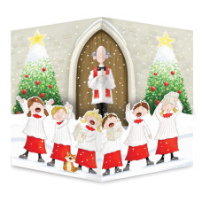 XBS02 Christmas Choir 3D card