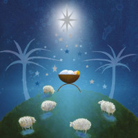 XCB09 Holy Child (Pk 8) Christmas cards