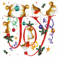 XCB13 Joy (Pk 8) Christmas cards
