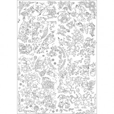TC01 The Seasons Colour-in Tablecloth