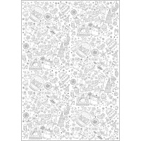 XC02 Christmas Images Colour-in Poster