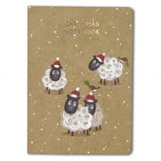 XNB01 Christmas Sheep A6 Notebook