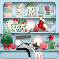 XAC005 Christmas Dresser Advent Card