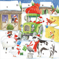 XAC006 Christmas on the Farm Advent Card