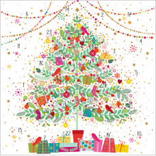 XAC20 Christmas Tree Advent Card