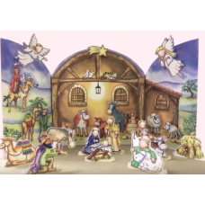 XADV01 Nativity Stable Advent Calendar 