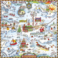 XADV15 Christmas Map Advent Calendar