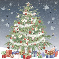 XAC04S Christmas Tree Advent Card
