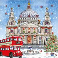 XAC10S St Paul's Cathedral Advent Card