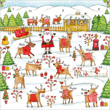 XAC12S Rudolph and Friends Advent Card