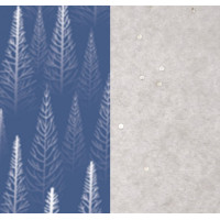 TS012 Silent Forest / Snowy Sky Gemstone Tissue Paper (5 sheets)