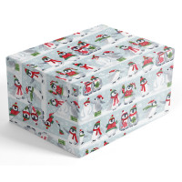 XGW018 Penguins Gift Wrap (1 sheet)
