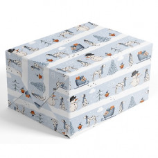 XGW020 Snowmen and Dalmatians Gift Wrap (1 sheet)