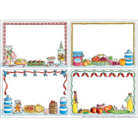 XM93S Christmas Food Labels (24 per pk)