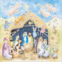 XM41 Nativity Scene Advent Card