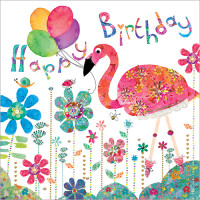 FP6018 Pink Flamingo (Happy Birthday)
