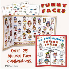 SP55 Funny Faces Activity Stickers