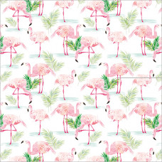 GW190 Pink Flamingos Gift Wrap