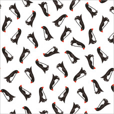 GW194 Marching Penguins Gift Wrap