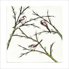 FP6299 Long-Tailed Tits greeting card