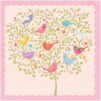 WS418S Tree of Birds greeting card